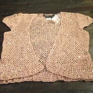 Bcbg short sleeve light sweater